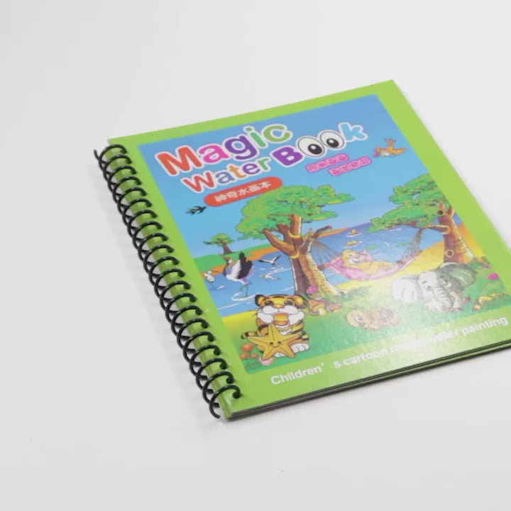 Magic Water Book (Reusable) + 1 Magic Water Pen